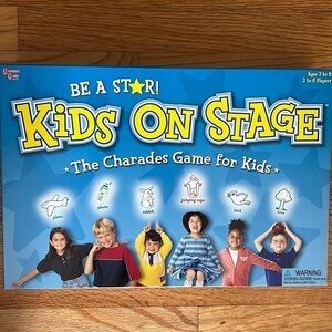 Kids on Stage Charades Board Game EUC